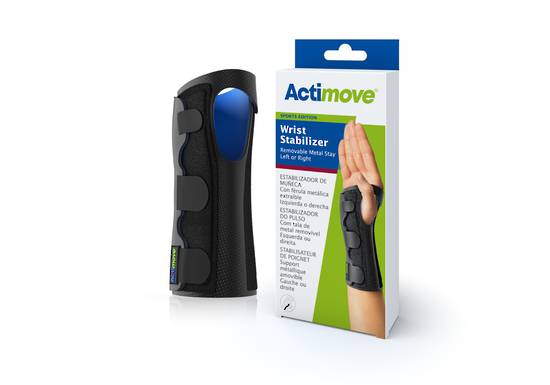 Actimove Sport Wrist Brace Right/Left Medium Black